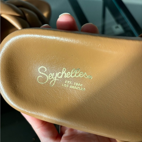 Seychelles NEW Low Key Glow Up Sandal Tan Leather Size 6 - Picture 11 of 13